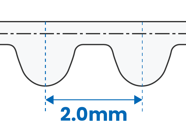 Tooth Profile (2.0mm)